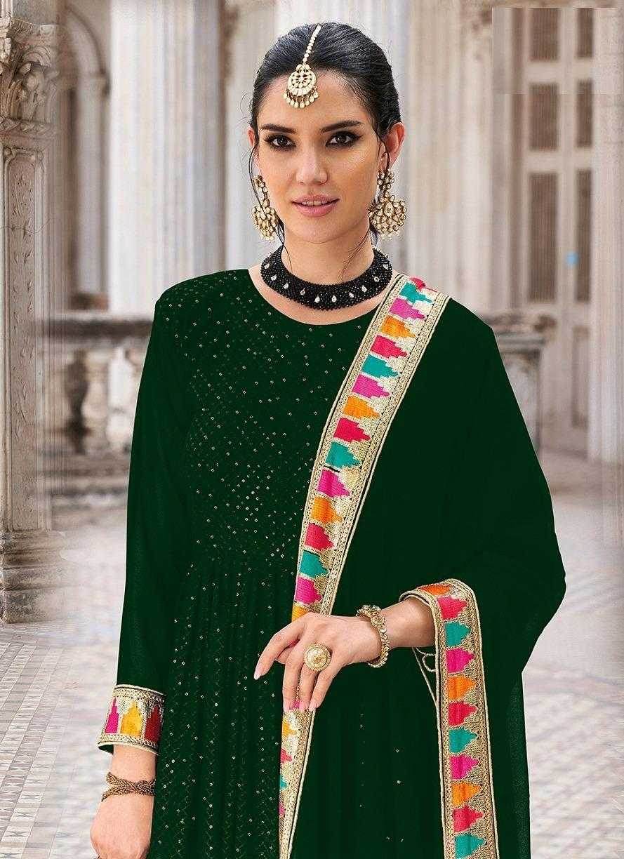 Embroidery Anarkali Gown - MYLUXURY LANE ENTERPRISE